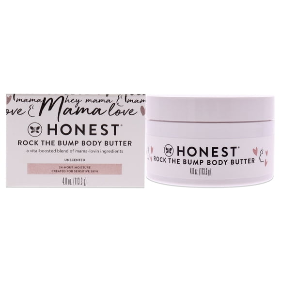 Beurre Corporel Rock the Bump par Honest pour Femmes - Beurre Corporel 4 oz