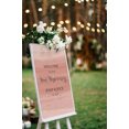 thumbnail image 4 of Darling Souvenir MADE WITH LOVE Personalized Welcome Sign/ Banner, Welcome To Our New Beginning Custom Brush Stroke Wedding, Engagement Party Sign - 18x12, 4 of 5