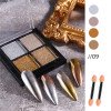 thumbnail image 2 of Xihbxyly Nail Art Solid Mirror Powder 4 Color Pan Nail Mirror Glitter Deals, 2 of 2