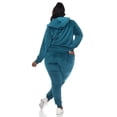 thumbnail image 4 of White Mark Ensemble de Survêtement en Velours pour Femmes, 2 Pcs, 4 of 6