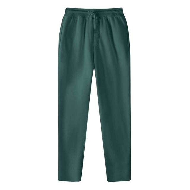 FAIWAD Men's Elastic Waist Drawstring Sweatpants Casual Loose Solid Color Joggers Athletic Trousers