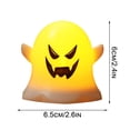 thumbnail image 1 of Halloween Ghost Lights Terrifying Expressions Candle Lights And Night Lights, 1 of 2