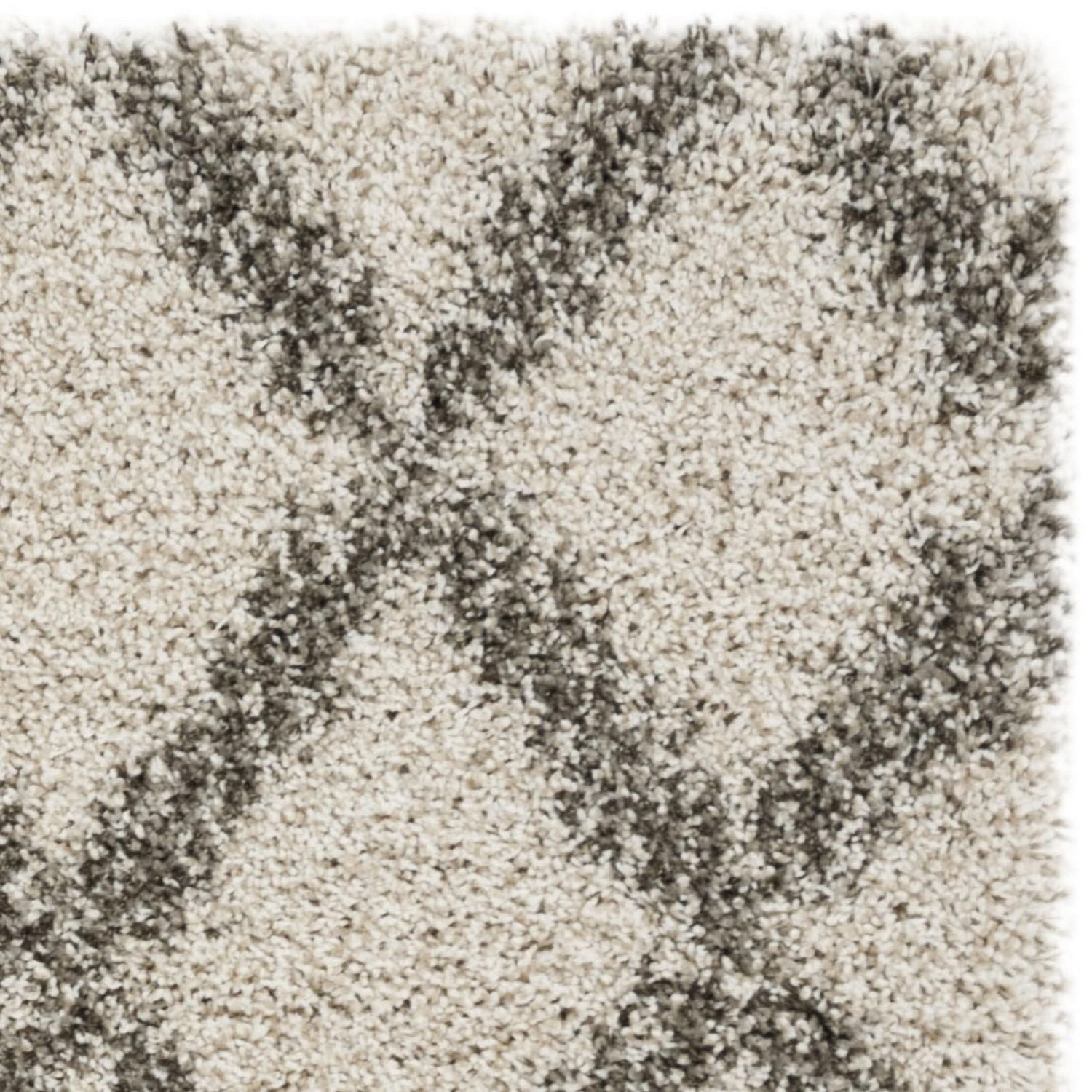 Safavieh Hudson Franklin Tapis Géométrique Diamants Shag