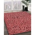 thumbnail image 3 of Ahgly Company Tapis d'Intérieur Rectangulaires Transitionnels Rouges Lavables à la Machine, 2 Pieds x 3 Pieds, 3 of 7