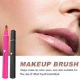 thumbnail image 3 of WRITWAA 2Pcs Practical Lip Makeup Brushes Detailed Lip Makeup Brush Rose Red Travel Makeup Tools, 3 of 8