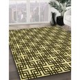 thumbnail image 3 of Ahgly Company Tapis d'Intérieur Lavables en Machine, Rectangle Transitionnel, Brun Noir, 7' x 9', 3 of 7