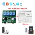 thumbnail image 2 of Commutateur Wifi Intelligent Récepteur RF 4 Ch Module de Relais Tuya Smart Life Application Contrôle Sans Fil Ouvre-Porte de Garage, Facile à Utiliser, 2 of 5
