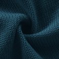 thumbnail image 3 of RXIRUCGD Homme Col en V Styles Mi-Longs et Longs Cardigan en Tricot à Fleurs Torsadées Manteau Ample, Bleu Foncé, Taille : L, 3 of 4