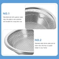 thumbnail image 2 of Miangastore 1 Set of French Fries Serving Plate Oil Frying Food Plate Round Filter Net Food Cooling Net, 2 of 8
