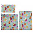 thumbnail image 2 of MesaSe Lot de 3 Sacs Réutilisables pour Sandwichs et Collations, Sacs à Collation à Fermeture Éclair Sécuritaires pour Conserves, Friandises et Contenants de Rangement pour Sandwichs, 2 of 2