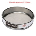 thumbnail image 1 of 20cm Chrome Mesh Sieve Sample Inspection Medicine Test Sieve 4 Mesh-600 Mesh, 1 of 4