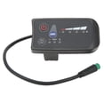 thumbnail image 2 of Electric Bike LED Display Panel, Male Plug 5 Pin Interface ABS Housing Electric Bike Power Display Meter  For Cycling 24V,36V,48V, 2 of 8
