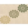 thumbnail image 1 of Ahgly Company Machine Washable Indoor Rectangle Transitional Vanilla Gold Area Rugs, 2' x 4', 1 of 7