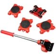 thumbnail image 1 of Ensemble de Rouleaux à Roulettes pour Outils de Transport de Meubles 5 Pcs, 1 of 8
