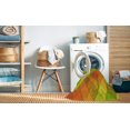 thumbnail image 2 of Ahgly Company Tapis Rectangulaire Lavable en Machine Intérieur Transitionnel Orange Rouge Orange, 3 Pieds x 5 Pieds, 2 of 7
