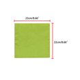 thumbnail image 3 of INSPIRE CHIC Men's Pocket Squares Solid Color Handkerchiefs for Wedding Party Lime, 3 of 4