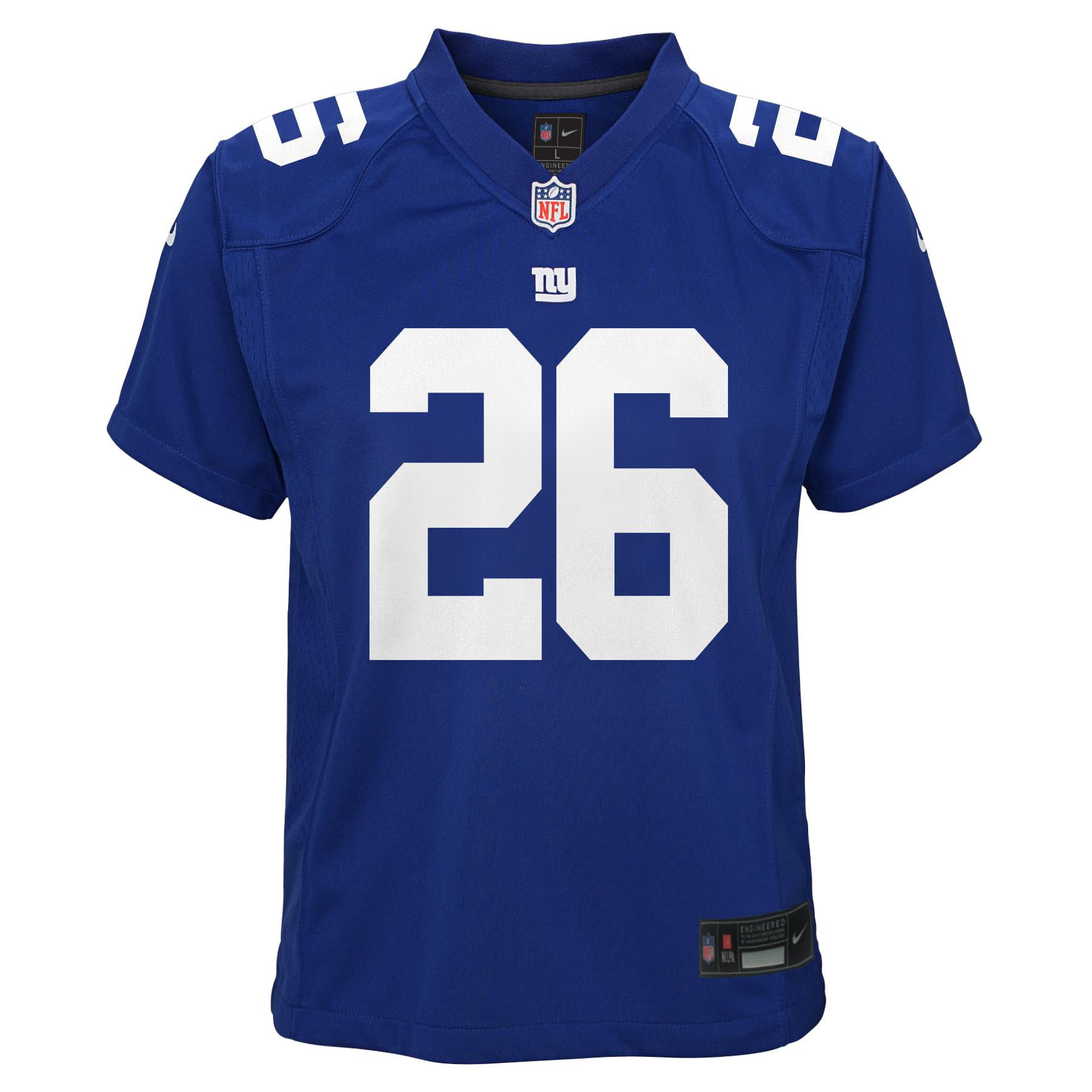 Nike Youth Saquon Barkley New York Giants Game Player Jersey