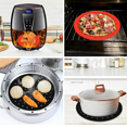 thumbnail image 5 of Reusable Silicone Air Fryer Liners 3 Pack, Easy Clean Air Fryer Accessories, Non Stick, AirFryer Accessory, 5 of 5