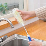 Bottle and Cup Cleaning Brush with Long Handle for Glasses, Travel Mugs, Baby Bottles and Tumblers