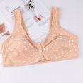 thumbnail image 4 of Virmaxy 3PC Womens Wireless Bra Oversized Gathering Comfortable Breathable Underwear Everyday Bra 3PC Comfortable Lace Breathable Bra Underwear No Rims Beige M, 4 of 7