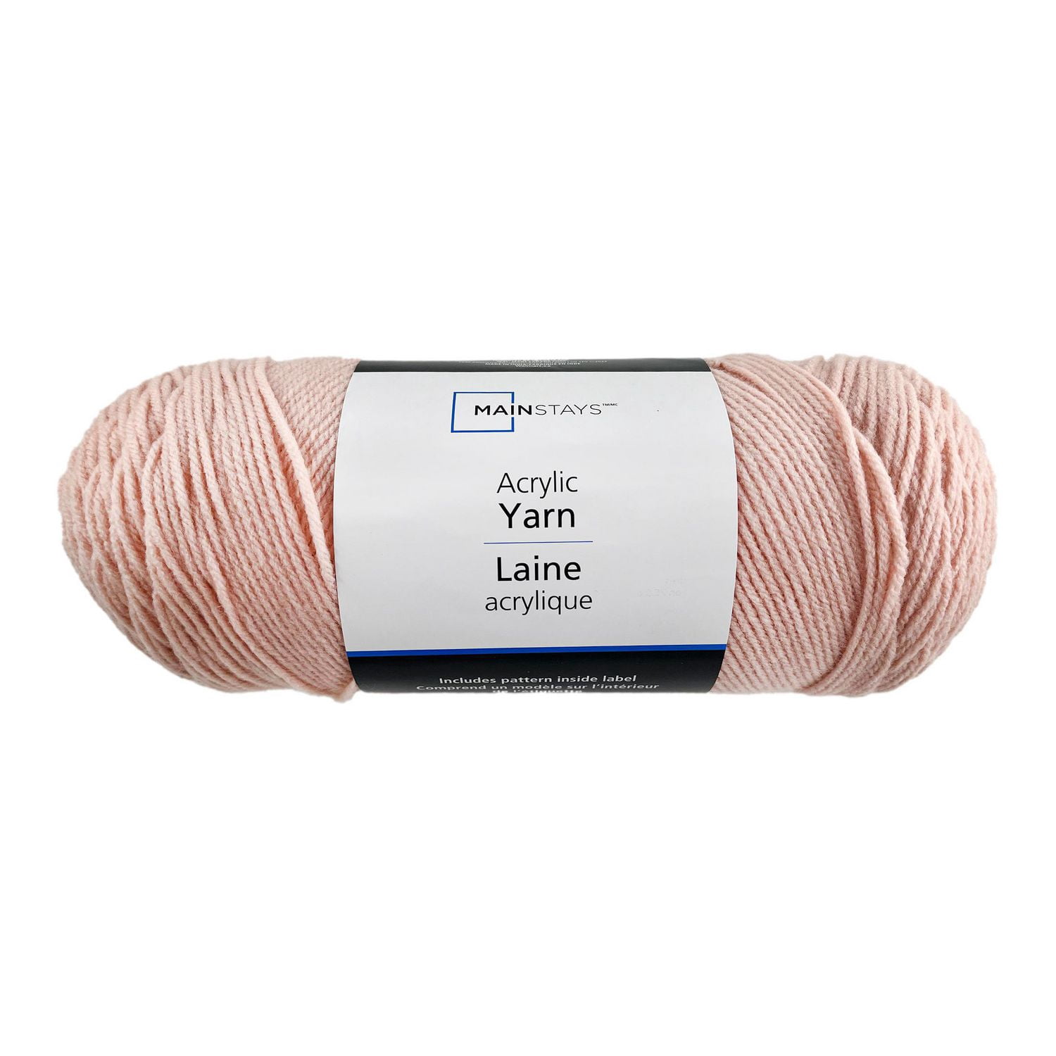 Mainstays Medium Acrylic Yarn Cameo Rose 7 oz 198 Yards