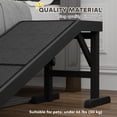 thumbnail image 4 of PawHut Pet Ramp Bed Steps for Dogs Cats, Black, 4 of 10