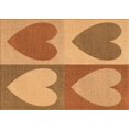 thumbnail image 1 of Ahgly Company Machine Washable Indoor Rectangle Transitional Orange Area Rugs, 5' x 7', 1 of 7