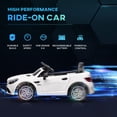 thumbnail image 3 of Aosom 12V Kids Electric Ride On Car with Parent Remote Control White, 3 of 9