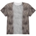 thumbnail image 1 of Halloween Grey Cat Costume All Over Youth T Shirt, 1 of 2