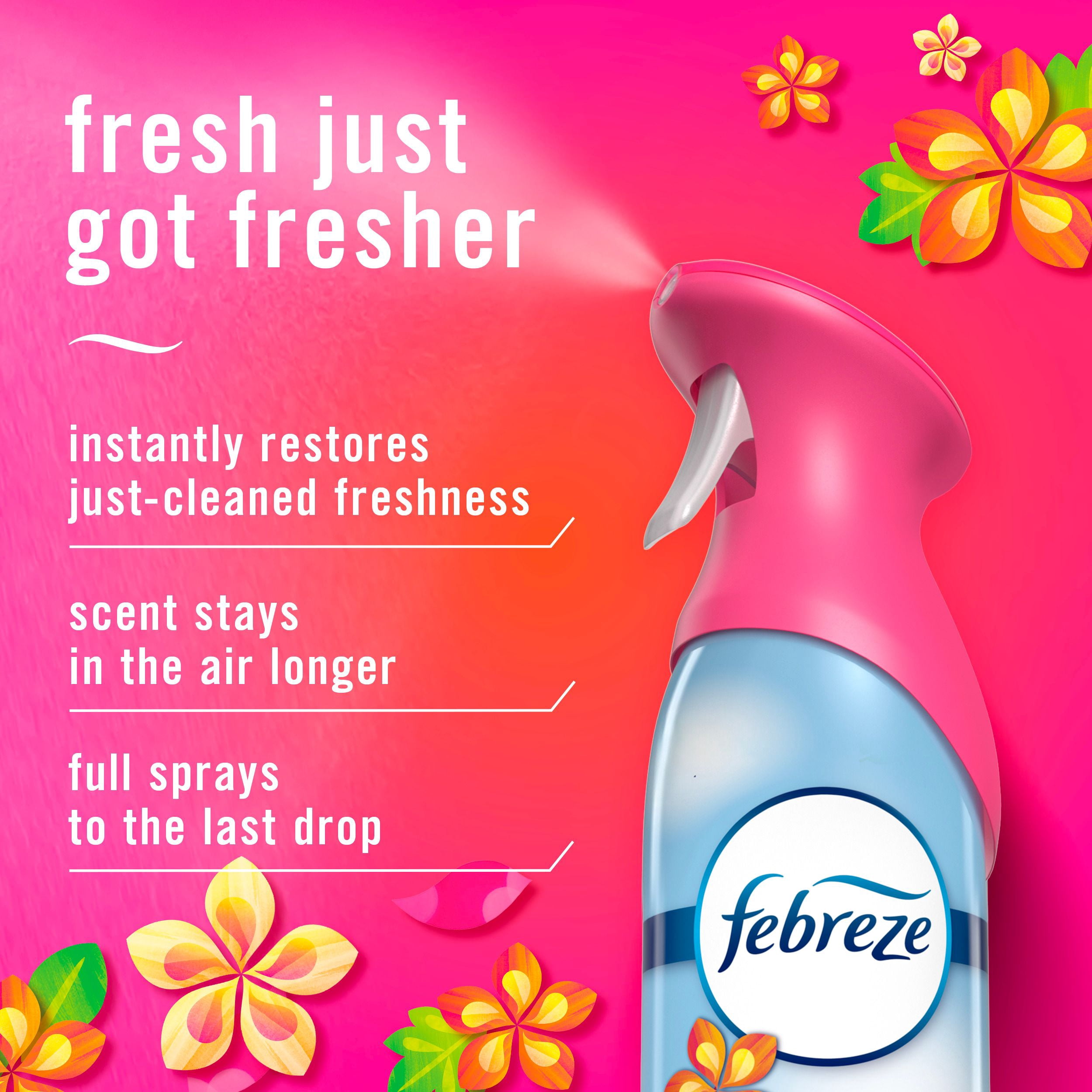 Febreze Air, Air Freshener Spray, Odour Fighting Room Spray, Gain Island Fresh, 1ct