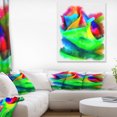 thumbnail image 1 of Large Colorful Rose Watercolor - Large Floral Canvas Artwork, 1 of 3