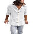 thumbnail image 2 of Casual Button down Tops with Pockets for Men‘s Long Sleeve Shirts, 2 of 9