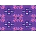 thumbnail image 1 of Ahgly Tapis Rectangulaire Lavable en Machine Intérieur Transitionnel Violet Améthyste Violet, 2 Pieds x 5 Pieds, 1 of 7
