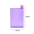 thumbnail image 3 of AMERTEER A6 Paper Cup Botlte Flat Water Bottle Portable Drinks Notebook Bottle (Purple), 3 of 6
