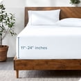 thumbnail image 1 of Bare Home Fitted Sheet - 24" Extra Deep Pocket - Premium 1800 Collection - Full, White, 1 of 7