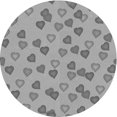 thumbnail image 1 of Ahgly Tapis Rond Lavable en Machine Intérieur Transitionnel Gris Nuage Gris, 5 Pieds Rond, 1 of 7