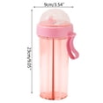 thumbnail image 3 of Plastic Water Bottle Transparent Sports Cup | Portable Leak-Proof Drinking Bottle for Outdoor Travel | Bpa-Free Reusable Water Container for Office Gym Hiking, 3 of 3
