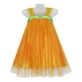 thumbnail image 4 of Robe Fille Citrouille en Tulle Robe de Fête Costume d'Halloween 3 Ans, 4 of 7