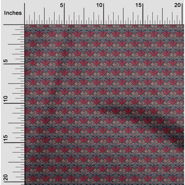 oneOone Viscose Jersey Fabric Dot|Swirl & Floral Block Print Sewing Fabric BTY 60 Inch Wide