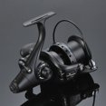 thumbnail image 3 of 12+1 BB Carp Fishing Reel Left Right Hand Spinning Reel with Front and Rear Double Drag Fishing Reel for Saltwater Freshwater ,Rigid Aluminum Skeletal Frame, 3 of 4