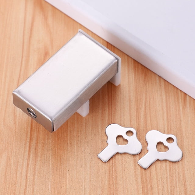 TopLLC Stainless Steel Window Lock Non Perforated Door And Window Lock Sliding Door Lock Child Protection Lock Device -theft Limiter a stopper