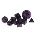 thumbnail image 2 of lionlar Pack of 10 Polyhedral D4-D20 Multi Sided Acrylic Dices Table Board Games, 2 of 8