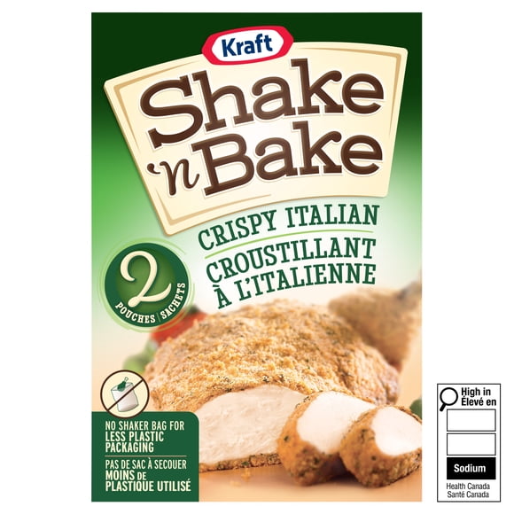 Shake 'N Bake Crispy Italian Coating Mix, 142 g Box