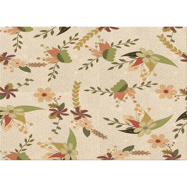 Ahgly Company Tapis d'Intérieur Lavable en Machine Rectangle Transitionnel Peru Brun, 2' x 3'