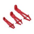 thumbnail image 2 of Hose Clamp  Set, 3pcs, Blue Red, ABS Material, for Flexible Hose Lines, Brakes, Fuel, Heaters and Radiators, 2 of 8