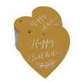thumbnail image 1 of Inkdotpot Real Silver Foil Happy Birthday Tags Favor Hang Paper Tags 50 Pieces, 1 of 6