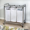 thumbnail image 3 of Honey-Can-Do heavy-duty 3 Section Sorter, Chrome, 3 of 3