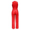 thumbnail image 4 of Weiqiqre Overalls for Women Sparkly Sequin Jumpsuit Ladies Shiny Sequin Overalls Pants, 4 of 5