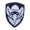 thumbnail image 4 of maskred Luminous Glow In Dark Hook Illuminated Embroidery Patch Lightweight Armband Emblem Badges Clothes Accessories Type 5 5Set, 4 of 6