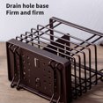 thumbnail image 2 of Kitchen Countertop Organizer,Forks and Spoons Silverware Chopsticks Cage Flatware Caddies Metal Fork Spoon Organizer Draining Organizer Countertop Utensil Stand Flatware Drying Rack, 2 of 6